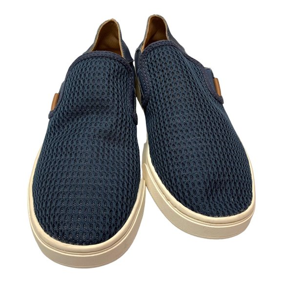 OLUKAI Pehuea 20271 Navy Blue Mesh Slip On Sneakers - Picture 7 of 14